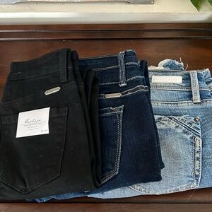3 pairs of Buckle Jeans